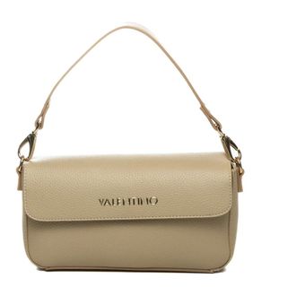Mario Valentino Tassen, Dames, Beige, ONE Size, Leer, Alexia Schoudertas