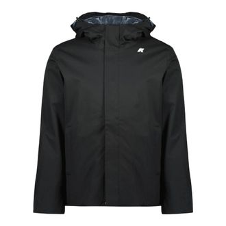 K-Way Jacko Twill Marmotta - Heren - Regenjassen - Zwart - S - Polyester - Jassen