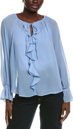 Vince Camuto Ruffle Front Blouse