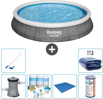 Bestway Piscina Bestway Fast Set Redonda - 396x84 Cm - 8-piezas S21456