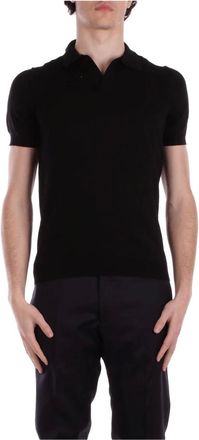 Tagliatore Heren, Tops, Zwart, Maat: 2XL Katoen