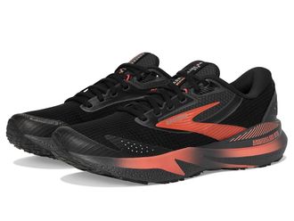 Brooks Adrenaline GTS 24 Weatherized Womens Running Shoes Black/Ebony/Hot Coral : 8 B - Medium