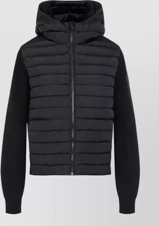Canada Goose wool quilted hooded jacket