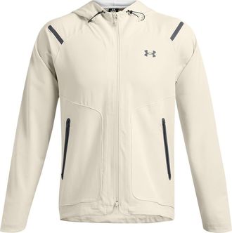 Under Armour Mens Ua Unstoppable Jacket Lc Tracksuit Top in White - Size 2XL