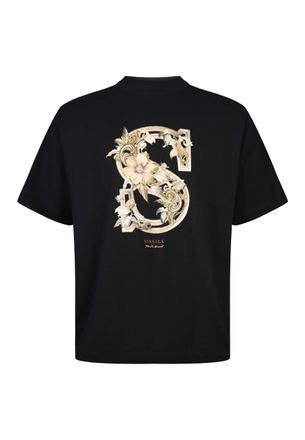 Siksilk T-Shirt SIKSILK Siksilk T-Shirt Graphic, Herren, Gr. XL, schwarz, Obermaterial: 100% Baumwolle CO., Shirts T-Shirt