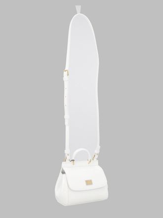 Dolce & Gabbana Girls Shoulder Bag White Patent Leather Calf