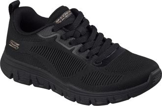 Skechers BOBS B Lite Textiel Dames Zwarte Sneakers