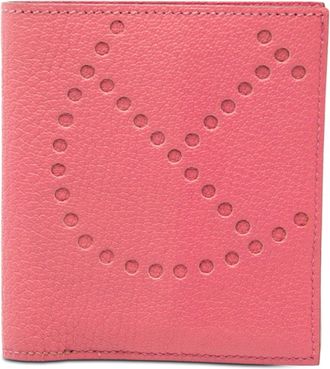 Herm&egrave;s Pink Chevre Myzore Leather Wallet (Bi-Fold) (Pre-Owned)