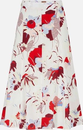 HUGO BOSS Womens Vallua Skirt - Multi - Size: 10