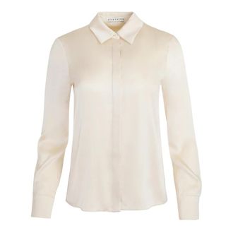 Alice & Olivia Alice Olivia BY Stacey Bendet Shirts - Dames - Overhemden - Beige - L - Overhemden