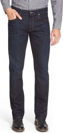 Mavi Zach Straight Leg Jeans in Rinse Brushed Willia at Nordstrom, Size 31 X 30
