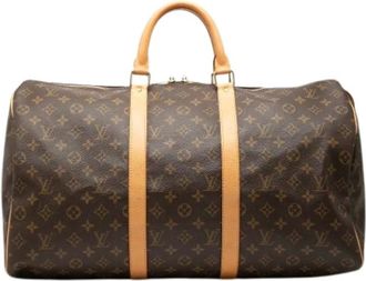 Louis Vuitton Pre-owned Weekend Bags, female, Brown, Size: ONE SIZE Pre-owned Keepall 50