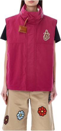 Moncler Tryfan Down Gilet - Dames - Bodywarmers - Roze - S - Katoen - Fitness