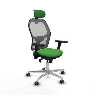 Piqueras y Crespo Piqueras Y Crespo Silla Ergon&oacute;mica Verde Con Reposacabezas