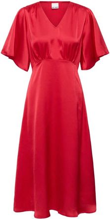 Ichi Abito Midi - - Dresses - Donna - Rosso - S