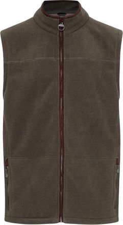 Champion Mens Portree Fleece Bodywarmer Faux Suede Trim - Olive - X-Large