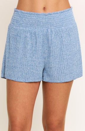 Honeydew Intimates Dream Cloud Shorts in Heather Coastal Blue at Nordstrom, Size X-Small