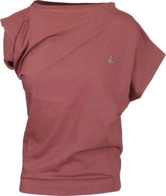 Vivienne Westwood Hebo Top - Dames - T-shirts - Rood - XS - Katoen - Tops