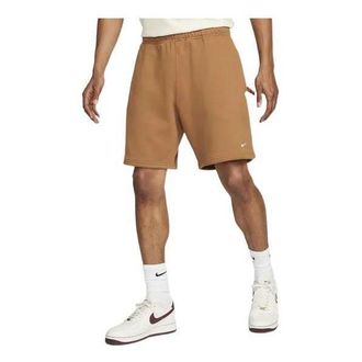 Nike NRG Solo Swoosh Fleece Shorts Brown DV3055-270