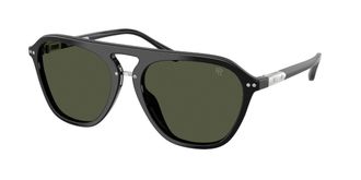 Ralph Lauren RL8219U THE HUGH 500131 Mens Sunglasses Black Size 58