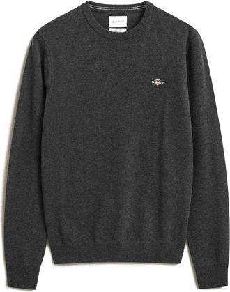 GANT Maglieria Girocollo - - Knitwear - Uomo - Grigio - 2XL