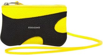 Ferragamo Logo Stamp Leather Cardholder