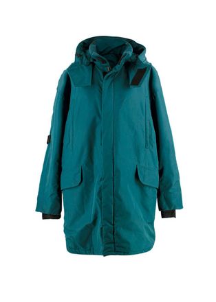 Raf Simons x Templa Turquoise Parka Coat Size L