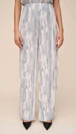 Bella Dahl Pull-On Pleated Pant In Painted Snowfall
