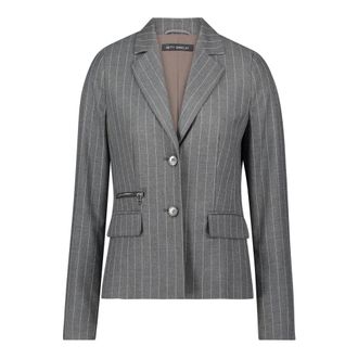 Betty Barclay Jassen, Dames, Grijs, M, Leer, Blazers