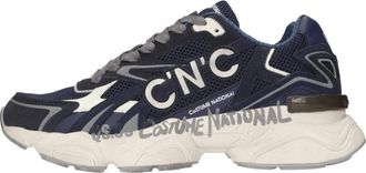 Costume National 29404/Cp B - Heren - Sneakers - Blauw - 39 EU - Leer - Schoenen