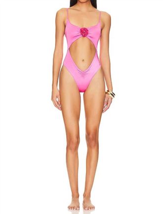 L*Space Sierra One Piece Classic Swimsuit In Pink Quartz