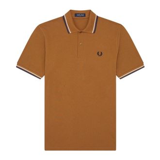 Fred Perry Hombre, Camisetas, Marrón, Talla: 3XS