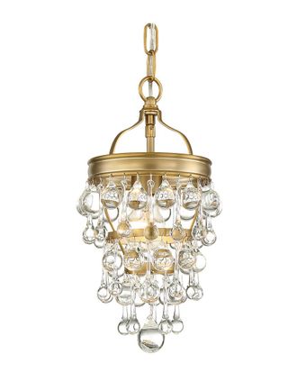 Crystorama 1-Light Calypso Flush Mount