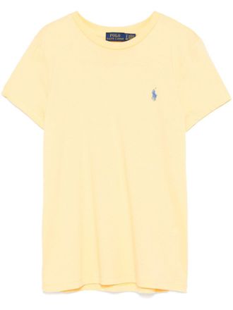 Polo Ralph Lauren T-shirt con ricamo - Giallo