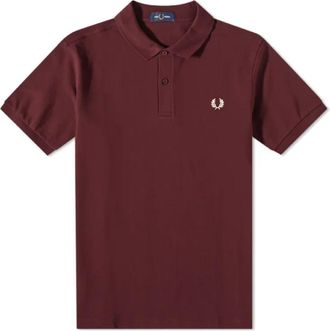 Fred Perry Slim Fit Effen Polo Uniform - Heren - Polos - Rood - S - Katoen - Tops