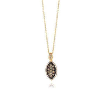 Le Vian Ladies Chocolate Diamond Necklaces set in 14K Honey Gold