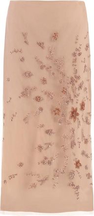 Fendi Skirts - Dames - Midirokken - Roze - XS - Rokken