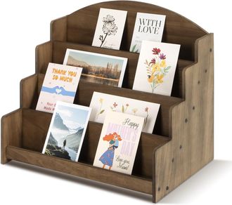 OEM Soporte De Exhibici&oacute;n Para Postales, Soporte De Madera Para Postales, Soporte Para Tarjetas De Felicitaci&oacute;n, Tarjetas Fotogr&aacute;ficas, Para Venta Al Por 