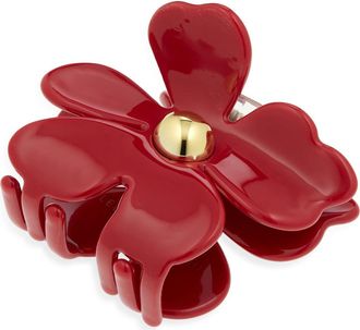 Lele Sadoughi Lily Claw Clip in Scarlet at Nordstrom