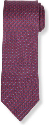 Ferragamo Ties, male, Multicolor, Size: ONE SIZE Gancini Pattern Silk Tie