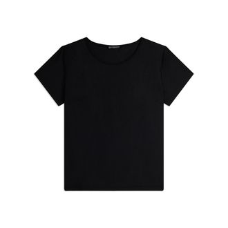 Freddy T-shirt regular da donna in tessuto stretch a base cotone