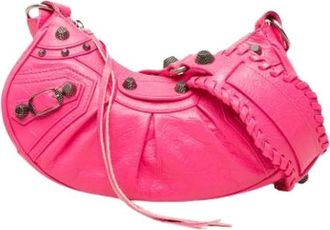 Balenciaga Pre-owned Le Cagole XS - Dames - Pre-owned - Roze - Maat: ONE Size Zijde