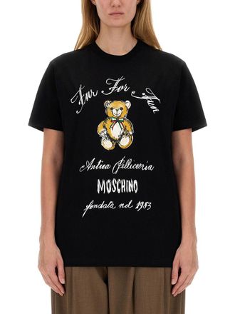 Moschino T Shirt With Logo