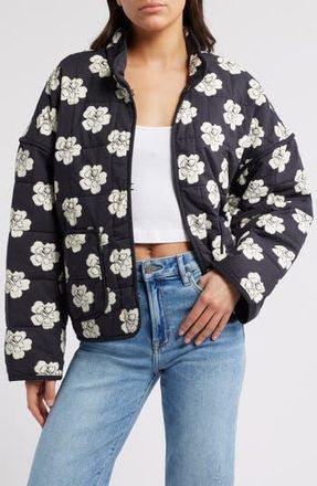 Free People Chloe Print Jacket in Night Blooms Combo at Nordstrom Rack, Size Small
