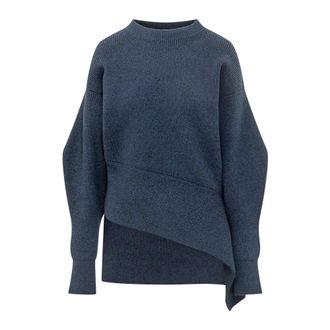 Givenchy Jersey Largo Cuello Redondo - Knitwear - Mujer - Azul - S