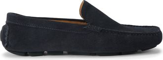 Kurt Geiger Mens Suede Floyd Loafers - Navy - Size UK 11