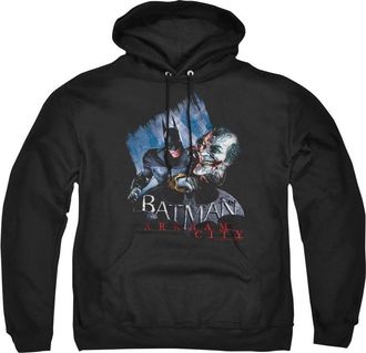 Gildan Batman Arkham City Jokes On You! Adult Pull Over Hoodie / Hooded Sweatshirt