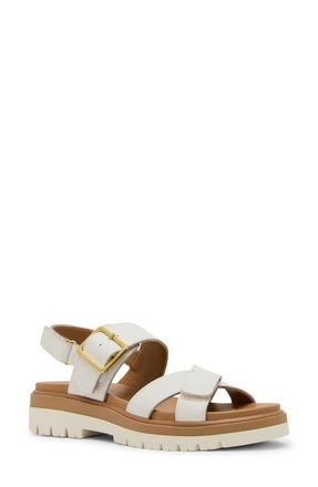 Blondo Beau Sandal in White Leather at Nordstrom, Size 6.5