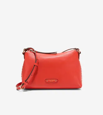 Cole Haan Womens Isabella Crossbody Bag - Orange