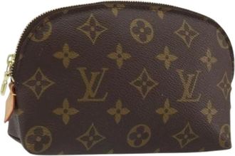 Louis Vuitton Pre-owned Clutches, female, Brown, Size: ONE SIZE Pre-owned Vintage Canvas Clutch